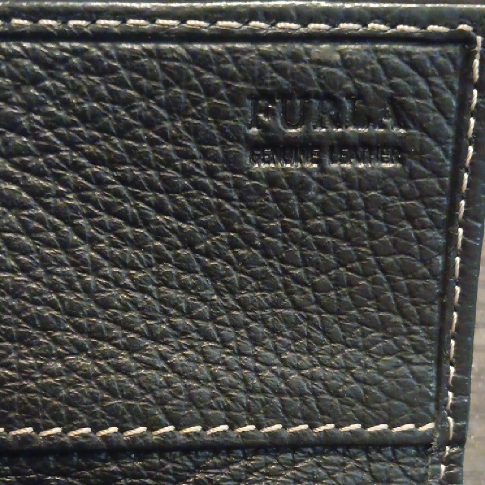 Furla Black Textured Leather Wallet EUC No Callouts - Picture 4 of 8